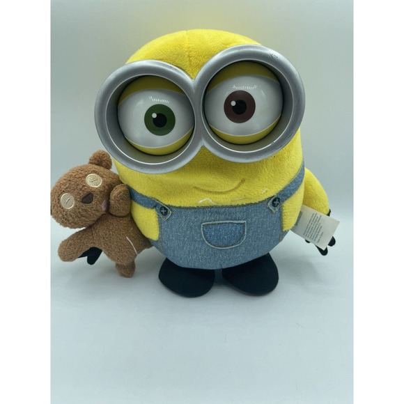 Despicable Me Tim The Minion Talking Light Up Plush Stuffed Animal Doll Tested - Picture 1 of 9